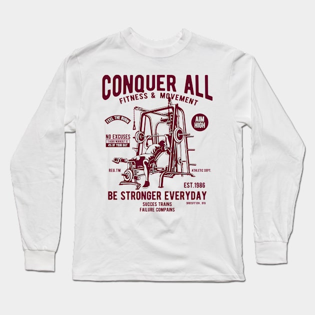 Be Stronger every day! Long Sleeve T-Shirt by RaptureMerch